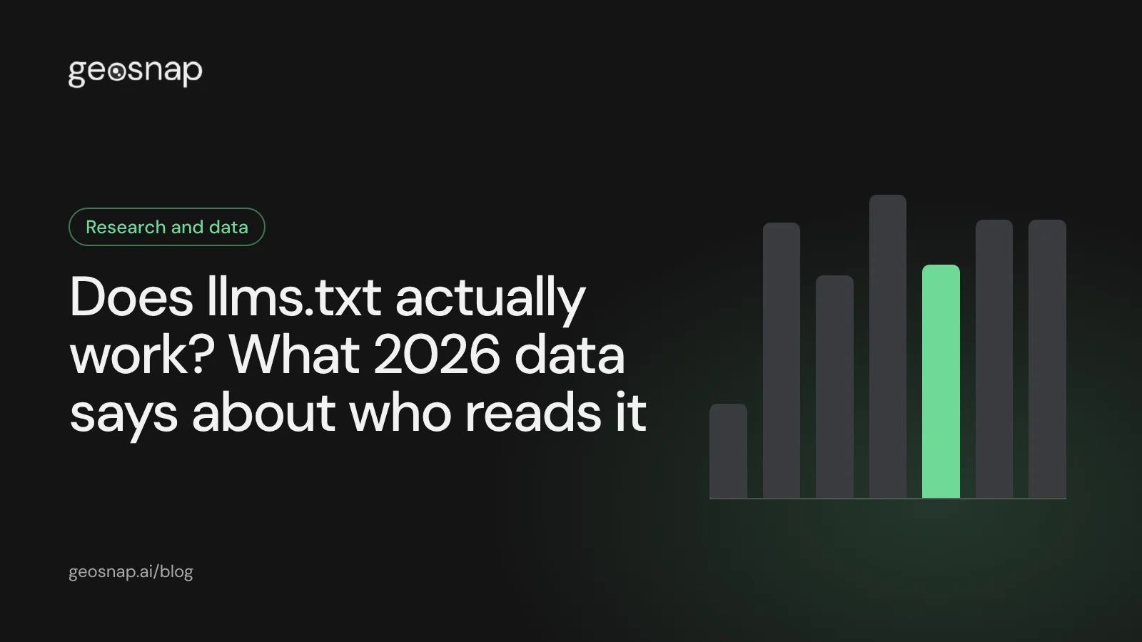 Cover: Does llms.txt actually work? What 2026 data says about who reads it