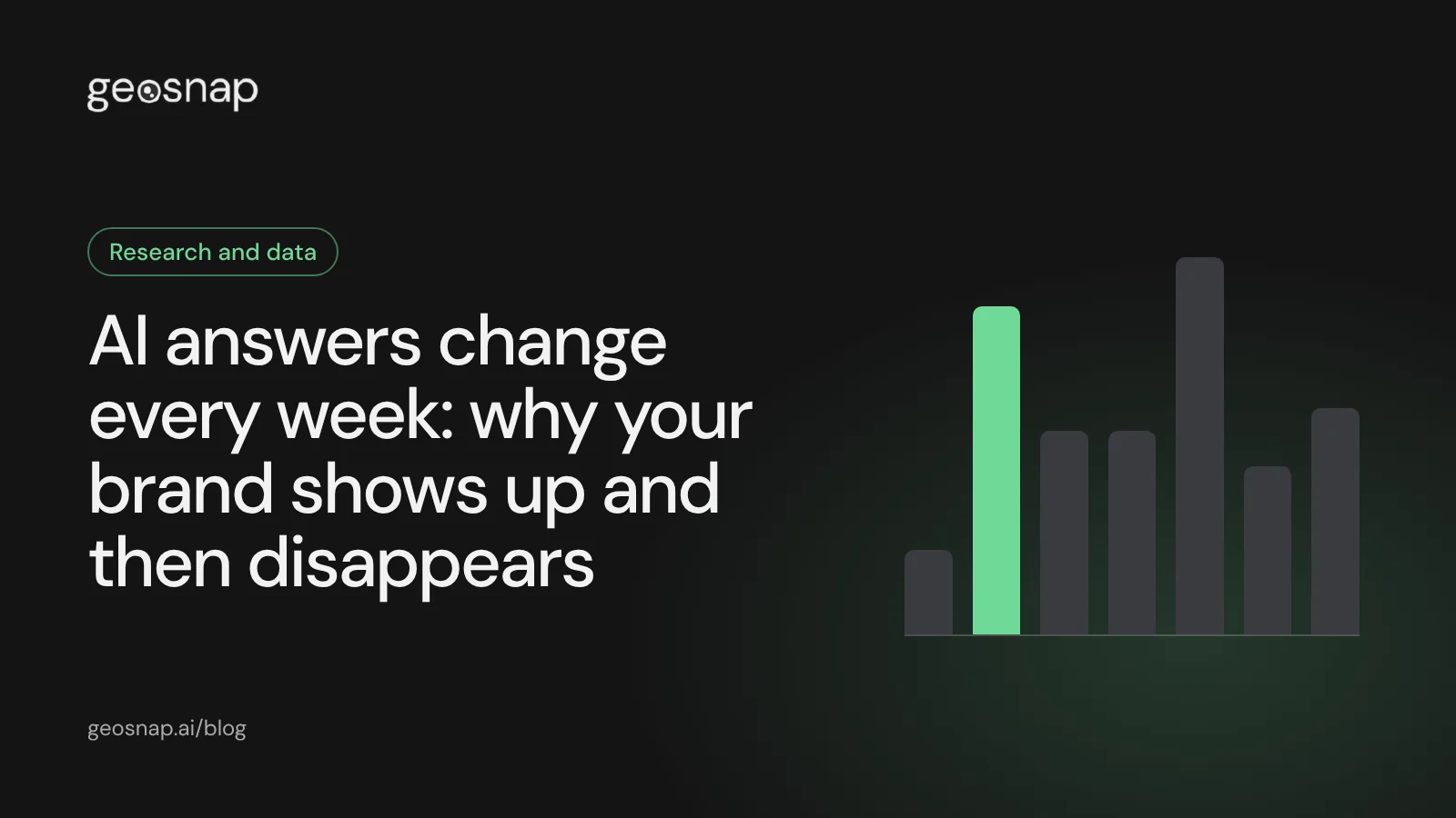 Cover: AI answers change every week: why your brand shows up and then disappears
