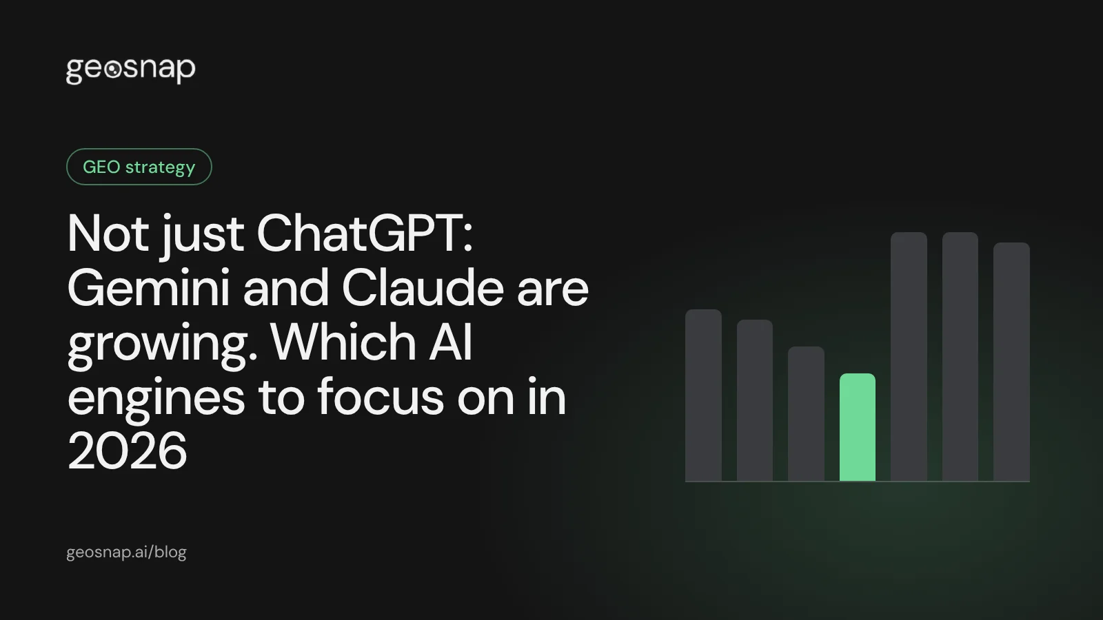 Cover: Not just ChatGPT: Gemini and Claude are growing. Which AI engines to focus on in 2026