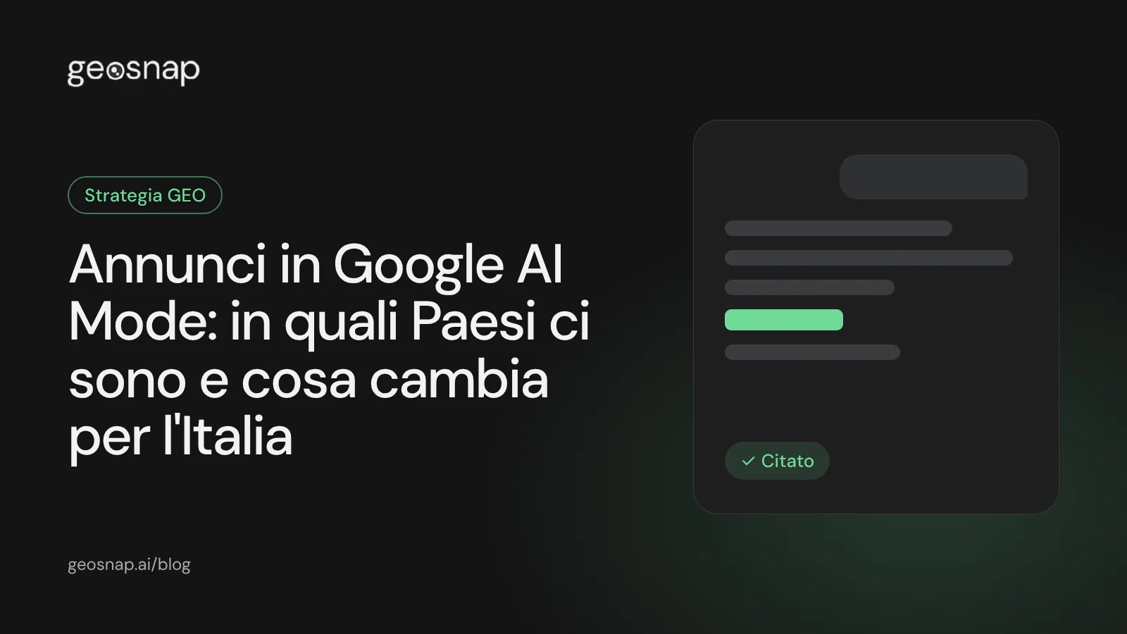 Copertina: Annunci in Google AI Mode: in quali Paesi ci sono e cosa cambia per l'Italia
